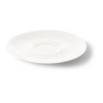 Блюдце к чашке для эспрессо Dibbern Белый декор 11 см, фарфор костяной - изображение