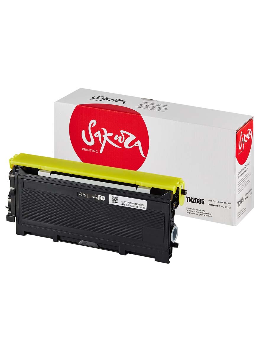 Картридж TN-2085 для Brother HL-2035R, HL-2035 1500 стр. Sakura