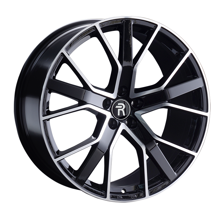 Колесные литые диски Replay Replay MERCEDES MR267 10x22 5x112 ET56 D66.6 Чёрный глянцевый с полированной лицевой частью (083519-160060110)