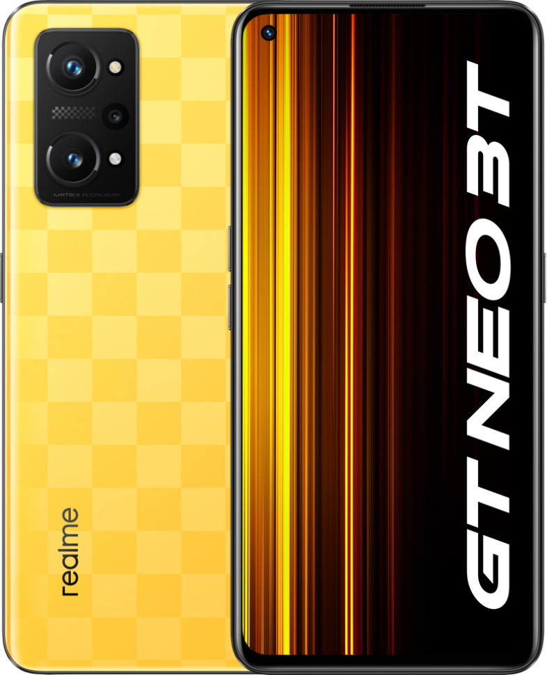 Смартфон Realme GT Neo 3T 8/256GB Yellow (Желтый) EAC