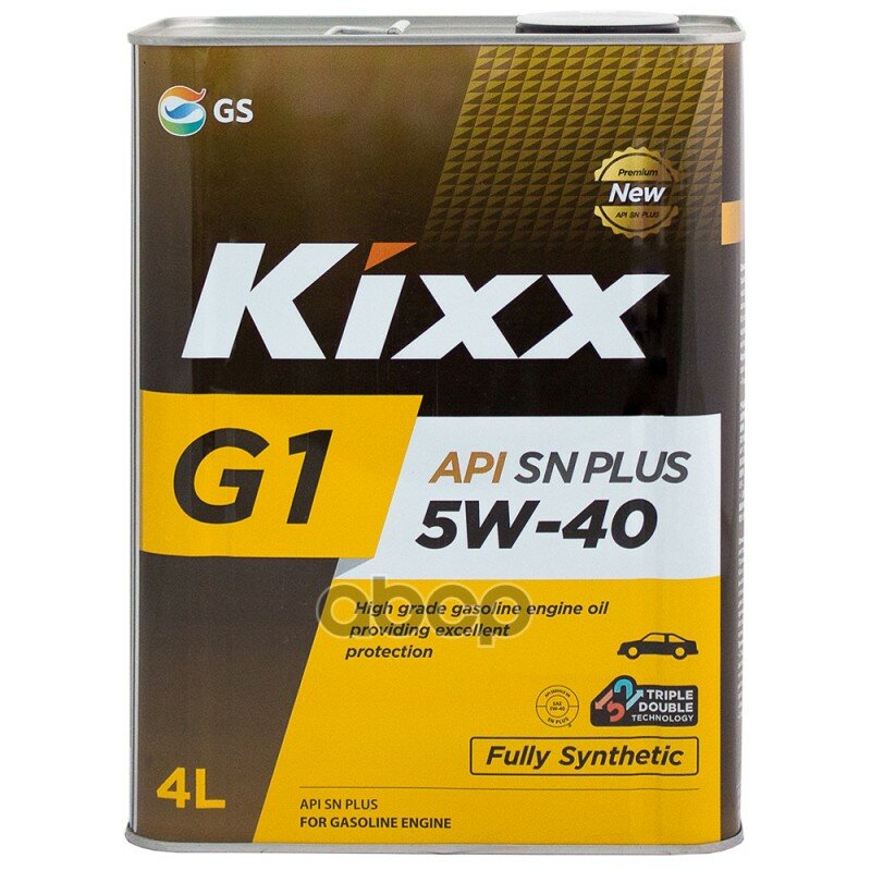 Синтетическое моторное масло Kixx G1 SN Plus 5W-40