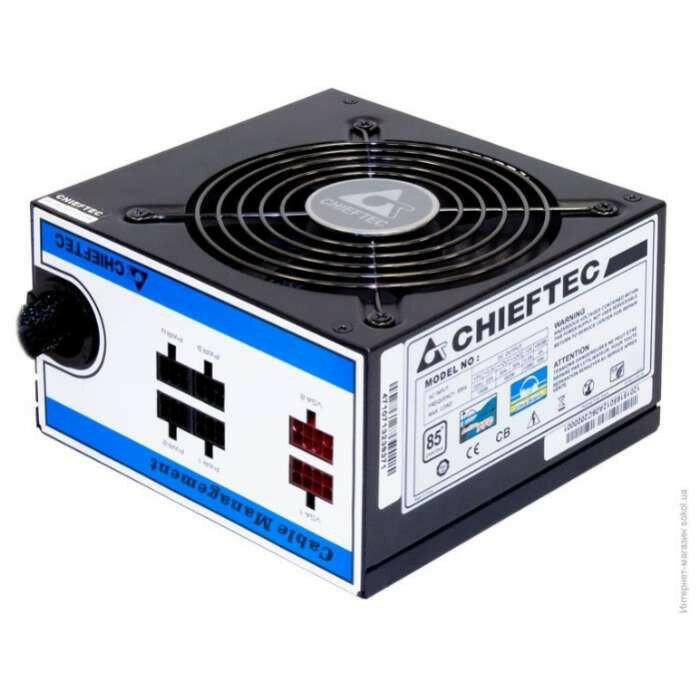   Chieftec PSU CTG-750C 750W EPS12 Cab Manag 85+ 230V Retail 12cm Fan APFC (20+4),4+8p, Mod 2(3xSATA), 2(2xMolex+Floppy),2(6+2), 230V Only