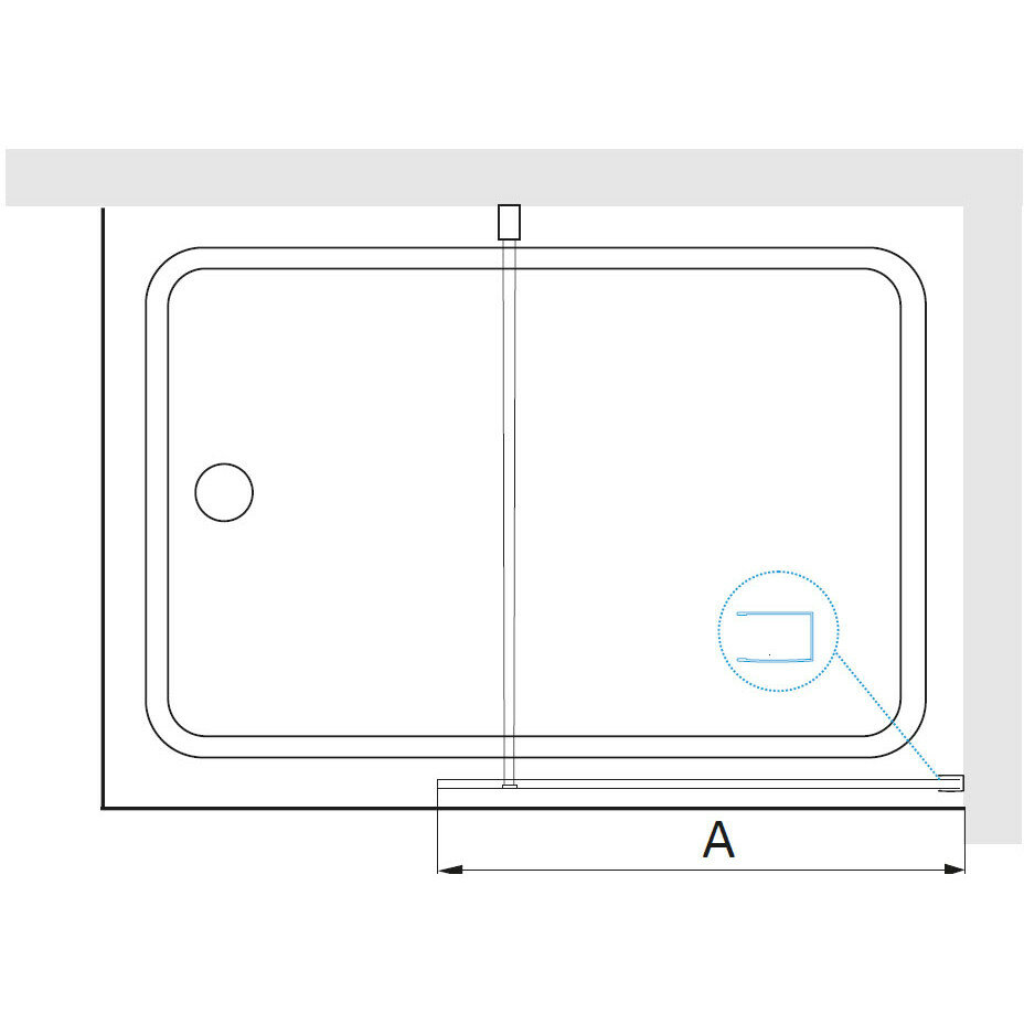 Шторка на ванну RGW 70х150 см SC-050 Хром, Прозрачное, 6 мм Easy Clean (351105007-11) - фотография № 4