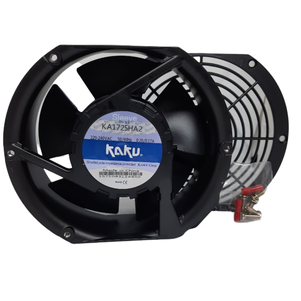 Вентилятор KAKU KA1725HA2 sleeve 220V AC 30W 352.8 m3/h 0.20A подшипник скольжения 172x50x51 - фотография № 2