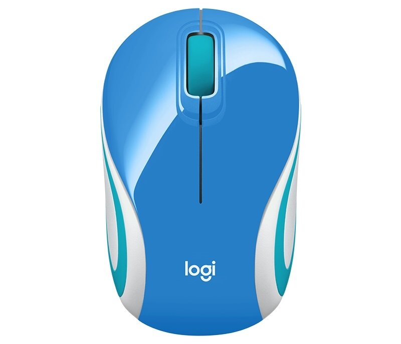 Мышь беспроводная Logitech Wireless Mini M187, 1000dpi, Синий 910-002733