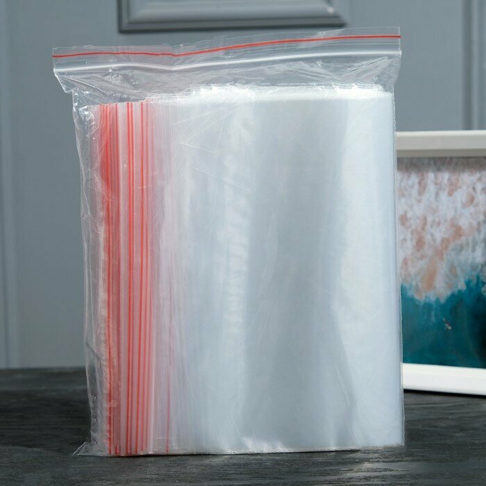 Пакет zip lock 20 х 25 см, 30 мкм (100 шт) - фотография № 3