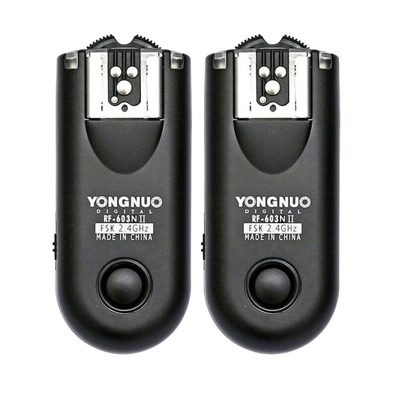 Yongnuo RF-603II N3 радиосинхронизатор для накамерных и студийных вспышек и пульт ДУ для Nikon D7000