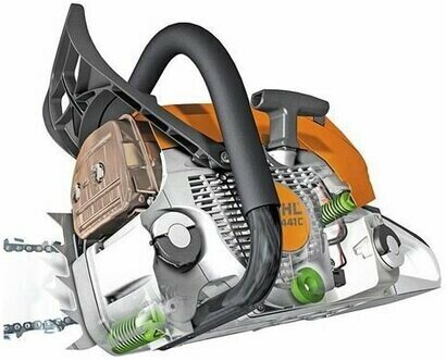 Цепная пила Stihl MS 180C-ВЕ (35cm) (11302000479) - фотография № 8