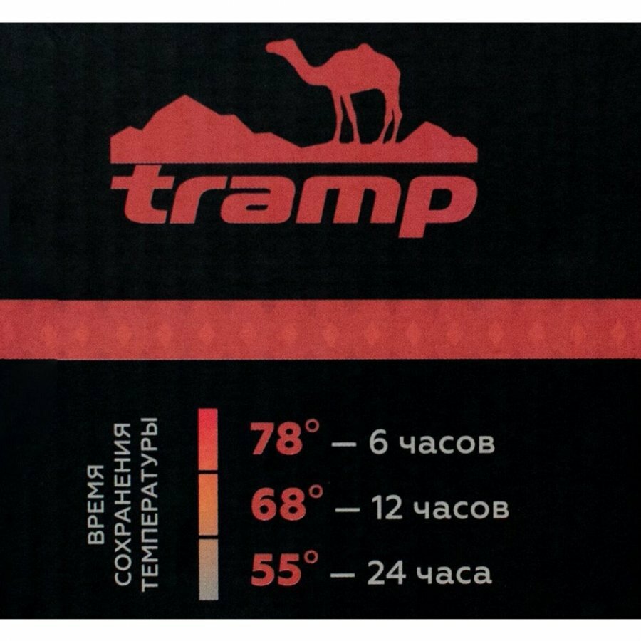 Термос Tramp Soft Touch 1,2 л серый TRC-110 - фотография № 7