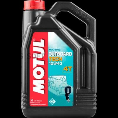 MOTUL 106354 10W-40 5L OUTBOARD TECH 4T масло моторное полусинтетическое
