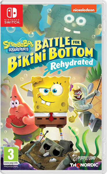 Игра для Nintendo Switch SpongeBob SquarePants: Battle for Bikini Bottom - Rehydrated