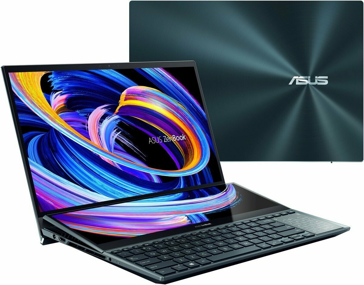 Ноутбук Asus ZENBOOK Pro Duo UX582HMm-H2069 90NB0V11-M003T0 (Core i7 2300 MHz (11800H)/16Gb/1024 Gb SSD/15.6"/3840x2160/nVidia GeForce RTX 3060 GDDR6)