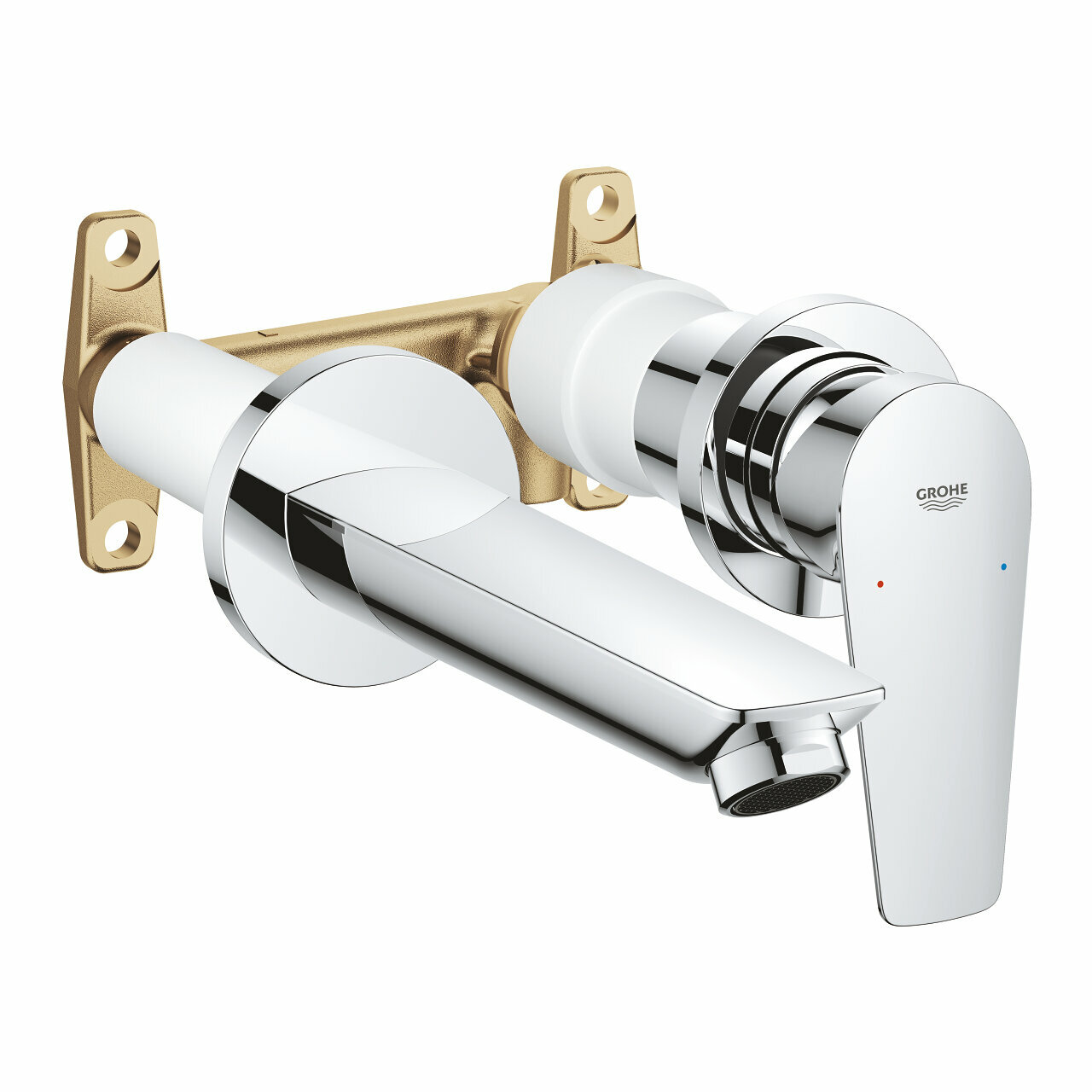 Встроенный смеситель для раковины Grohe BauEdge, встраиваемая часть в комплекте