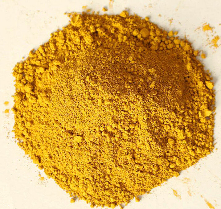 Пигмент железооксидный желтый Iron Oxide YELLOW 313 - 250 гр (контейнер) - фотография № 7