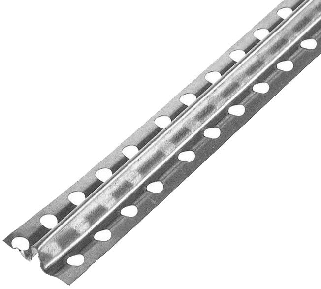 фото Маяк 6мм оцинкованный (3м) (50шт) стандарт / Профиль маячковый 6мм (3м) (упак. 50шт.) Класс стандарт