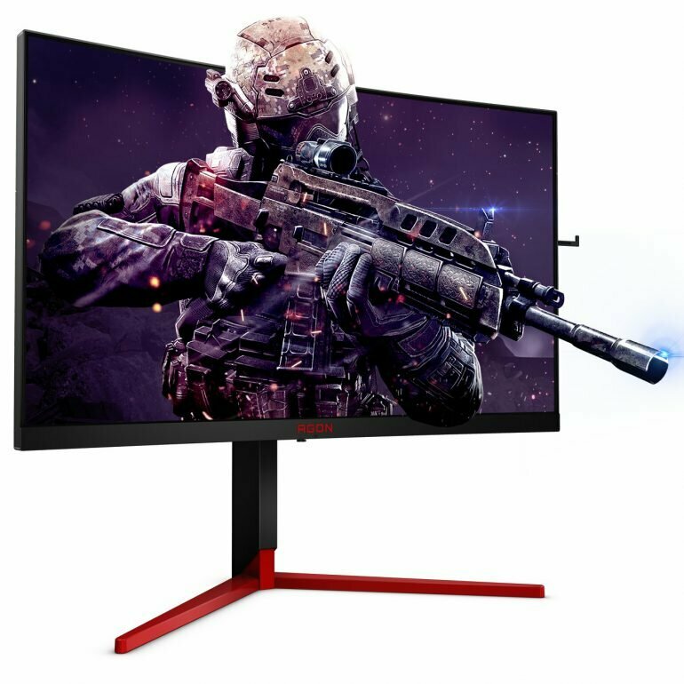 Монитор AOC 27"(2560x1440) AOC Gaming AG273QCG /матрица TN Матовая /Встроенные колонки Встроенный микрофон Регулировка высоты