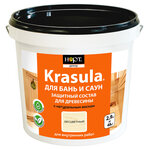 Krasula 0,95л Красула для бань и саун, защитно-декоративный состав пропитка для древесины - изображение
