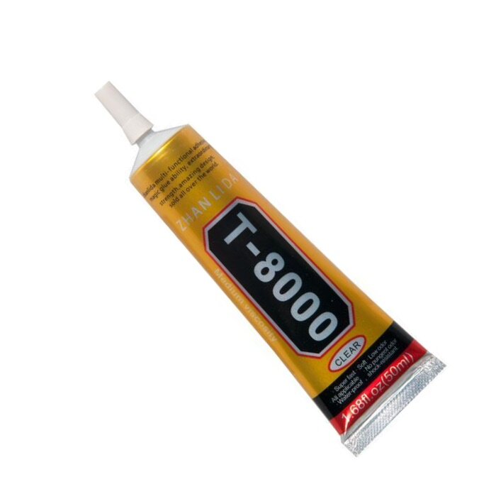 фото Glue / Клей герметик для проклейки тачскринов T-8000 , прозрачный, 50 мл