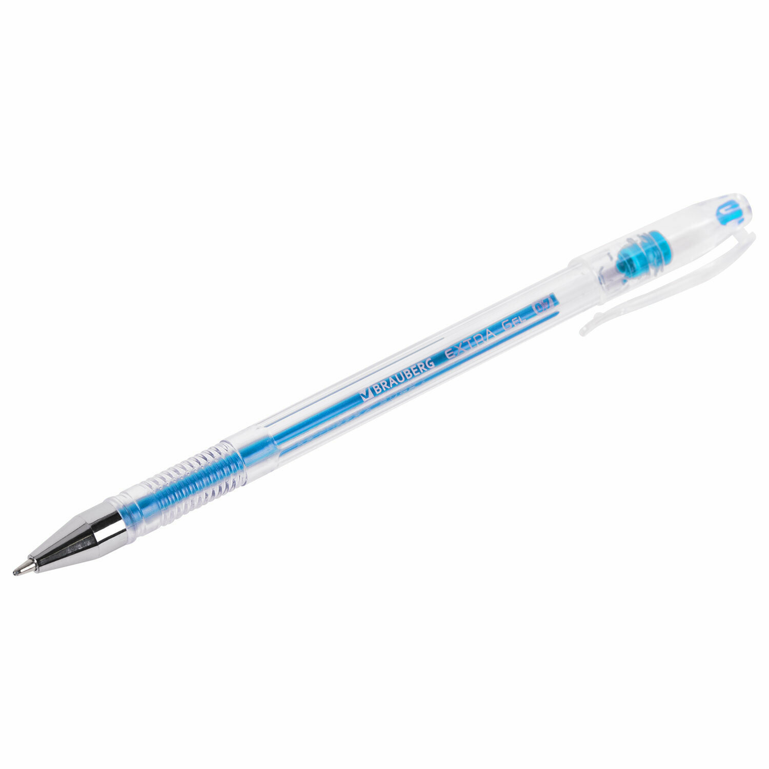 Ручки гелевые неон BRAUBERG "EXTRA", набор 6 цветов, узел 0,7 мм, линия 0,35 мм, 143911 - фотография № 8