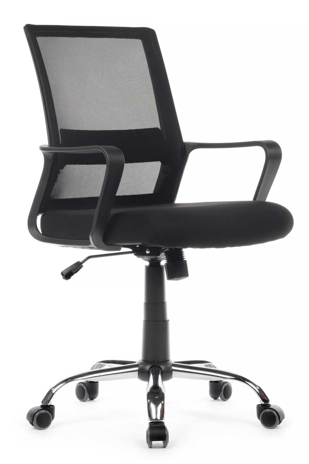 Компьютерное кресло Riva Chair RCH 1029MB Чёрная ткань/Черная сетка