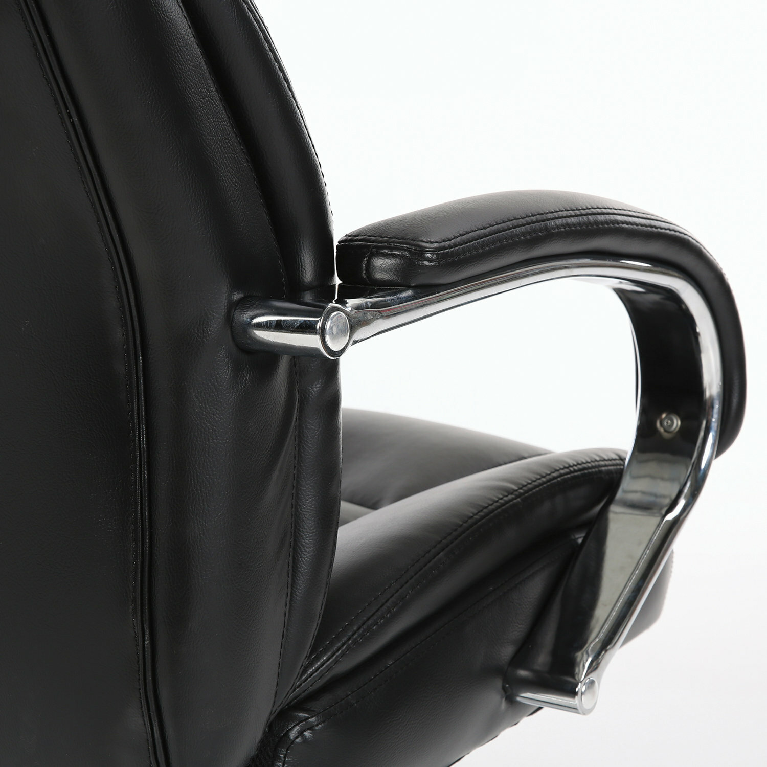 Кресло офисное BRABIX PREMIUM "Direct EX-580", хром, рециклированная кожа, черное, 531824 - фотография № 16