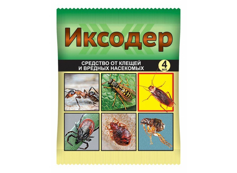 Иксодер 4 МЛ (для обработки территорий от клещей)