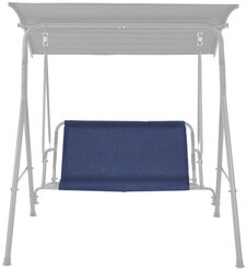 Усиленное тканевое сиденье для садовых качелей 120x50/44 см. (оксфорд 600, синий), Tplus