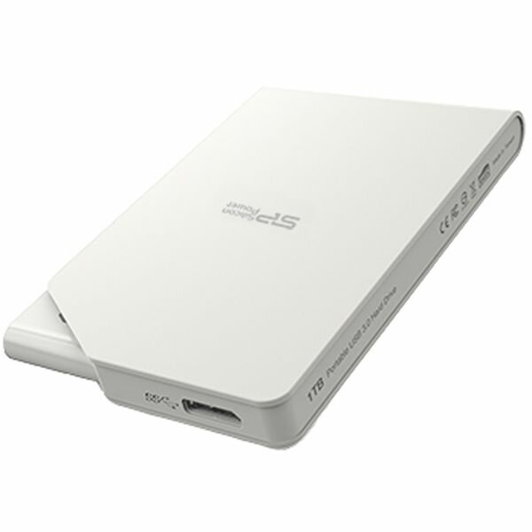 Внешний жесткий диск Silicon Power Stream S03 1Tb (SP010TBPHDS03S3W) белый