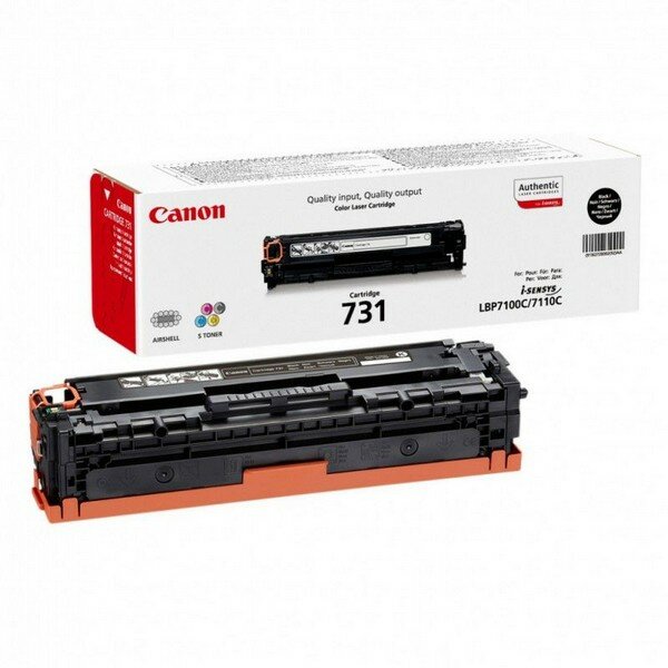 Картриджи и тонеры для принтеров и МФУ CANON 731 BK