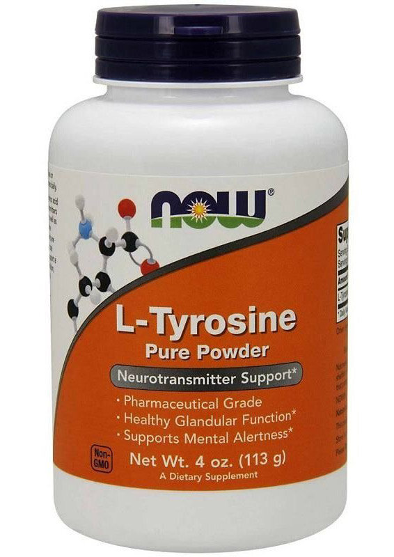 L-Tyrosine 4 oz NOW (113 гр)