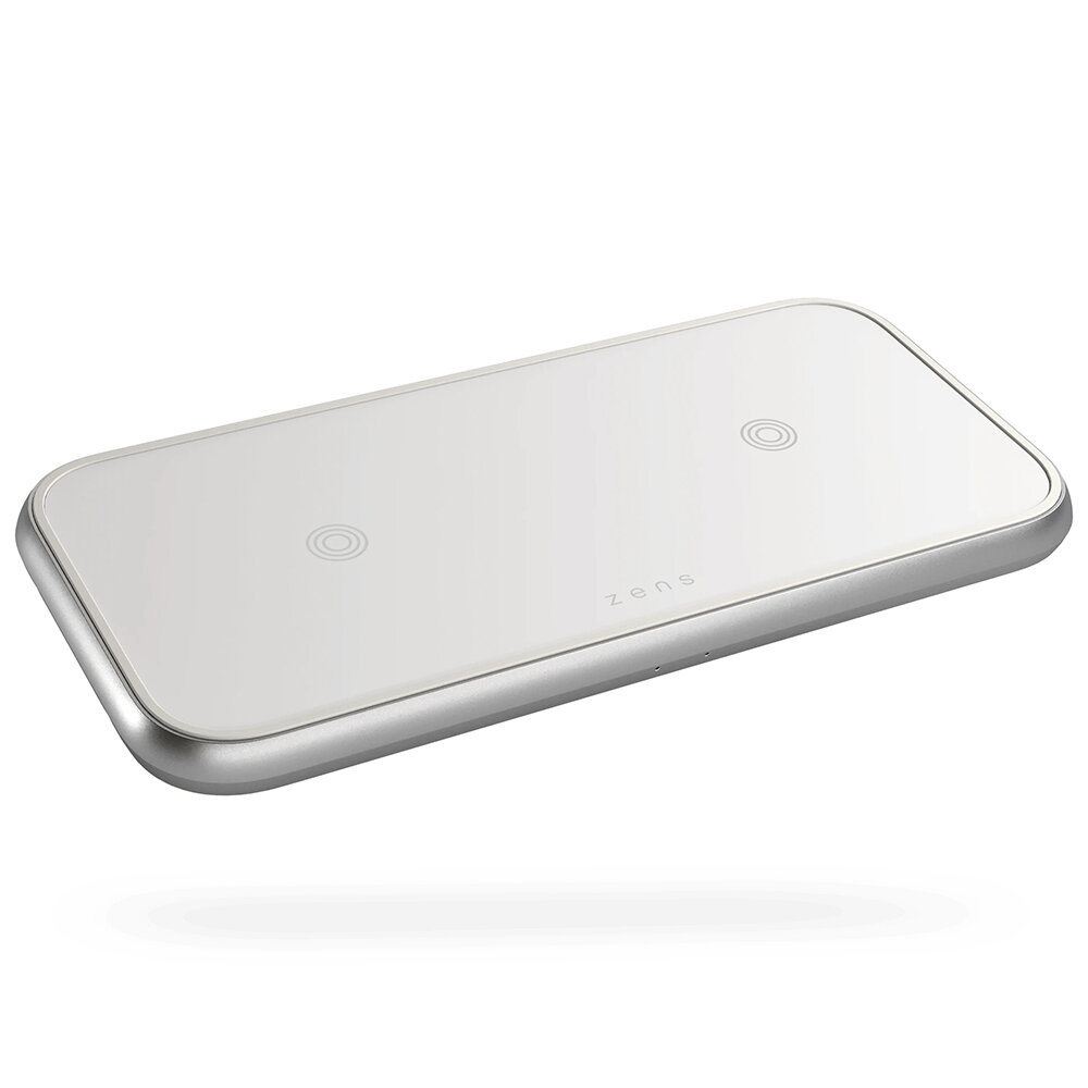 Док-станция ZENS Aluminium Dual Fast Wireless Charger белая (ZEDC10W/00)