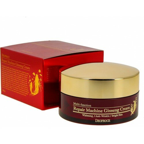 Deoproce для лица антивозрастной с корнем женьшеня Repair Machine Ginseng Cream, 100 мл