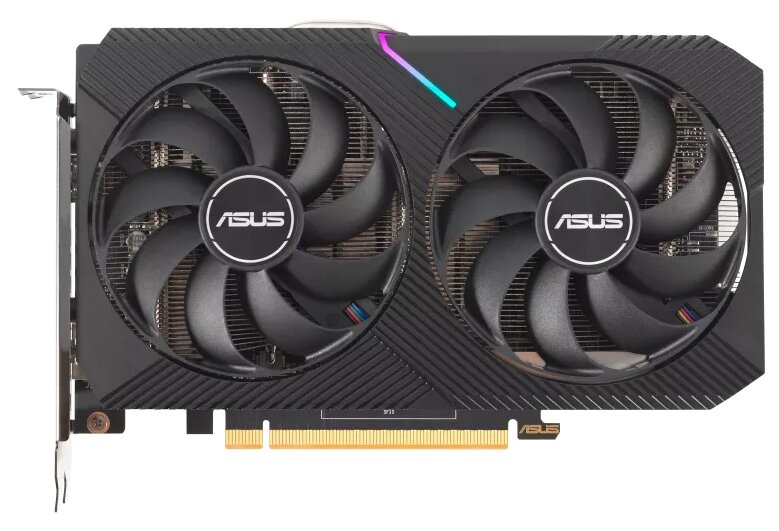 Видеокарта ASUS Radeon RX 6500 XT 4Gb DUAL OC (DUAL-RX6500XT-O4G)