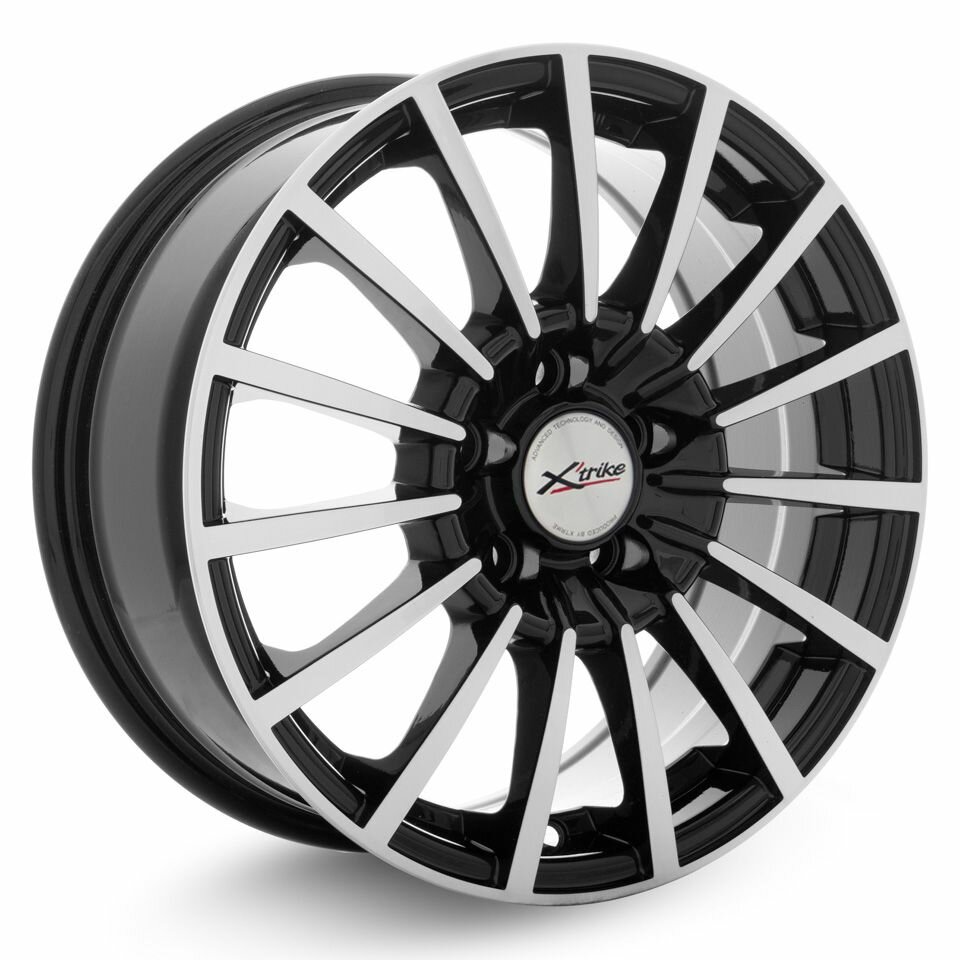 X"trike X-106 6,5x15/5x114,3 ET40 DIA 66,1 BK/FP