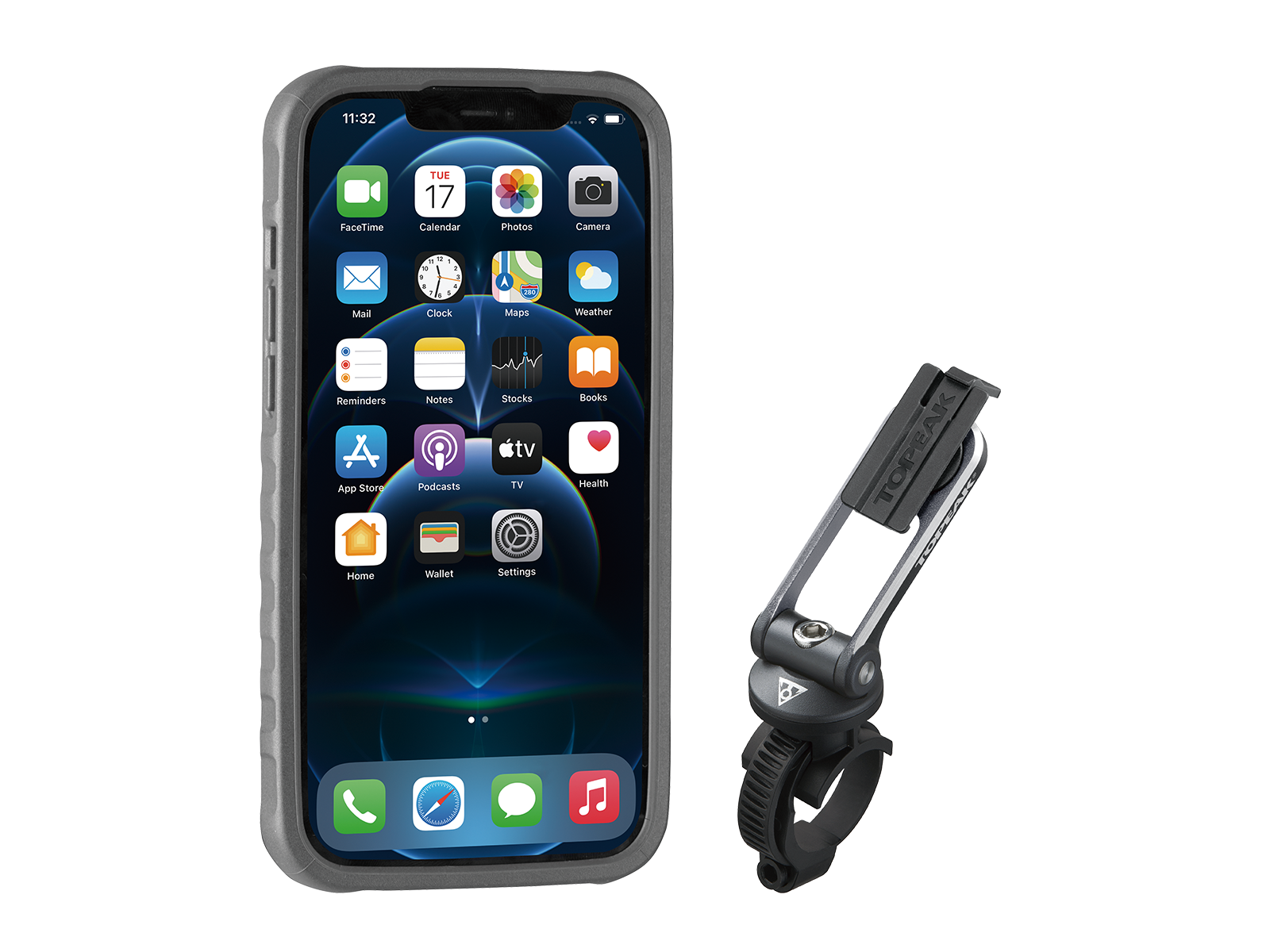 фото TOPEAK Чехол TOPEAK RideCase для iPhone 12/12 Pro с крепл Черный