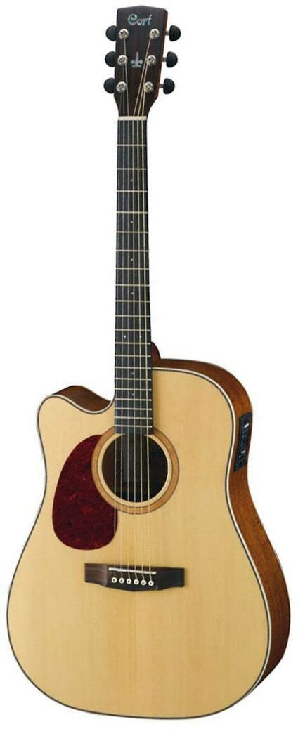 Cort MR710F-LH-NS MR Series Электроакустическая гитара леворукая, с вырезом, цвет натуральный