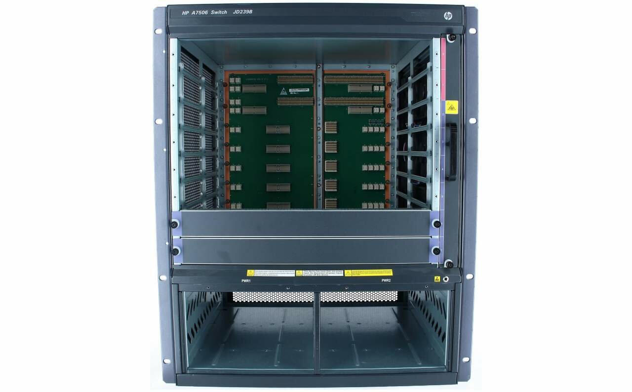 Шасси коммутатора HP ProCurve JD239B A7500 Series Switch Chassis A7506, 2 x Fabric Slots, 6 x I/O Slots