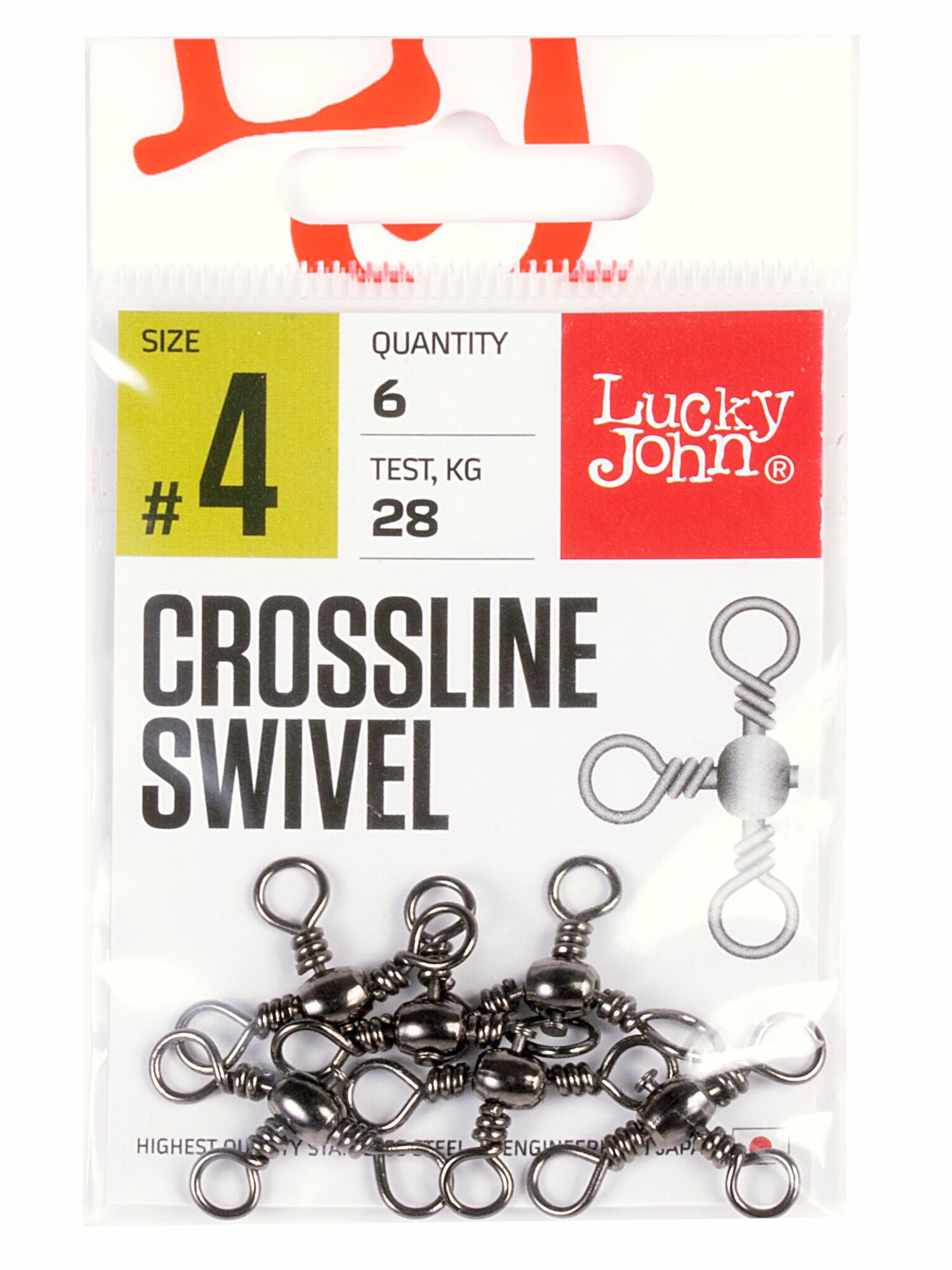 Вертлюг Lucky John Crossline Swivel 004