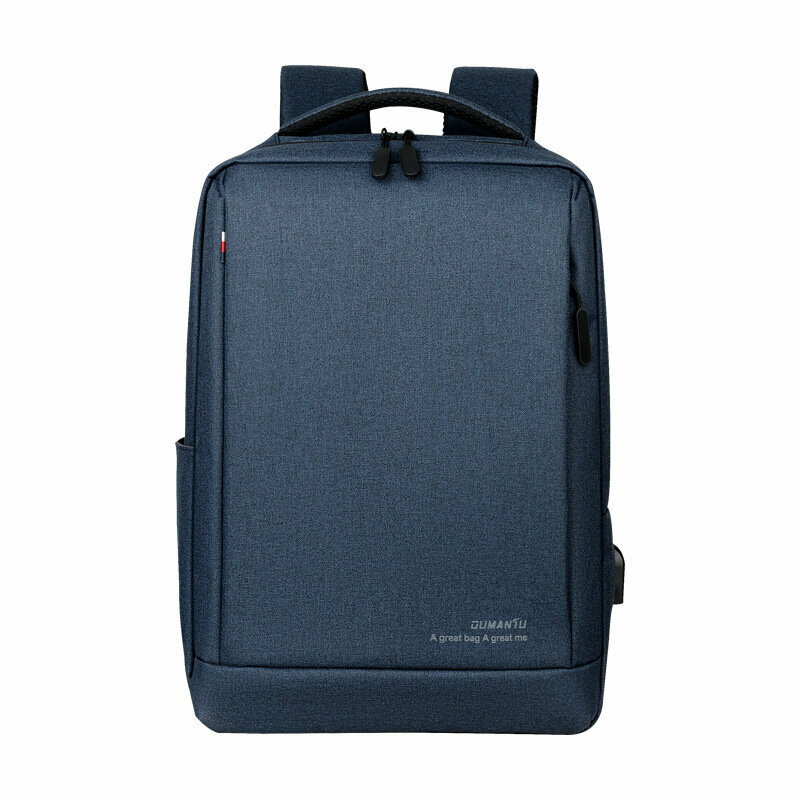 Рюкзак с разъемом USB синий/ рюкзак для ноутбука 15,6