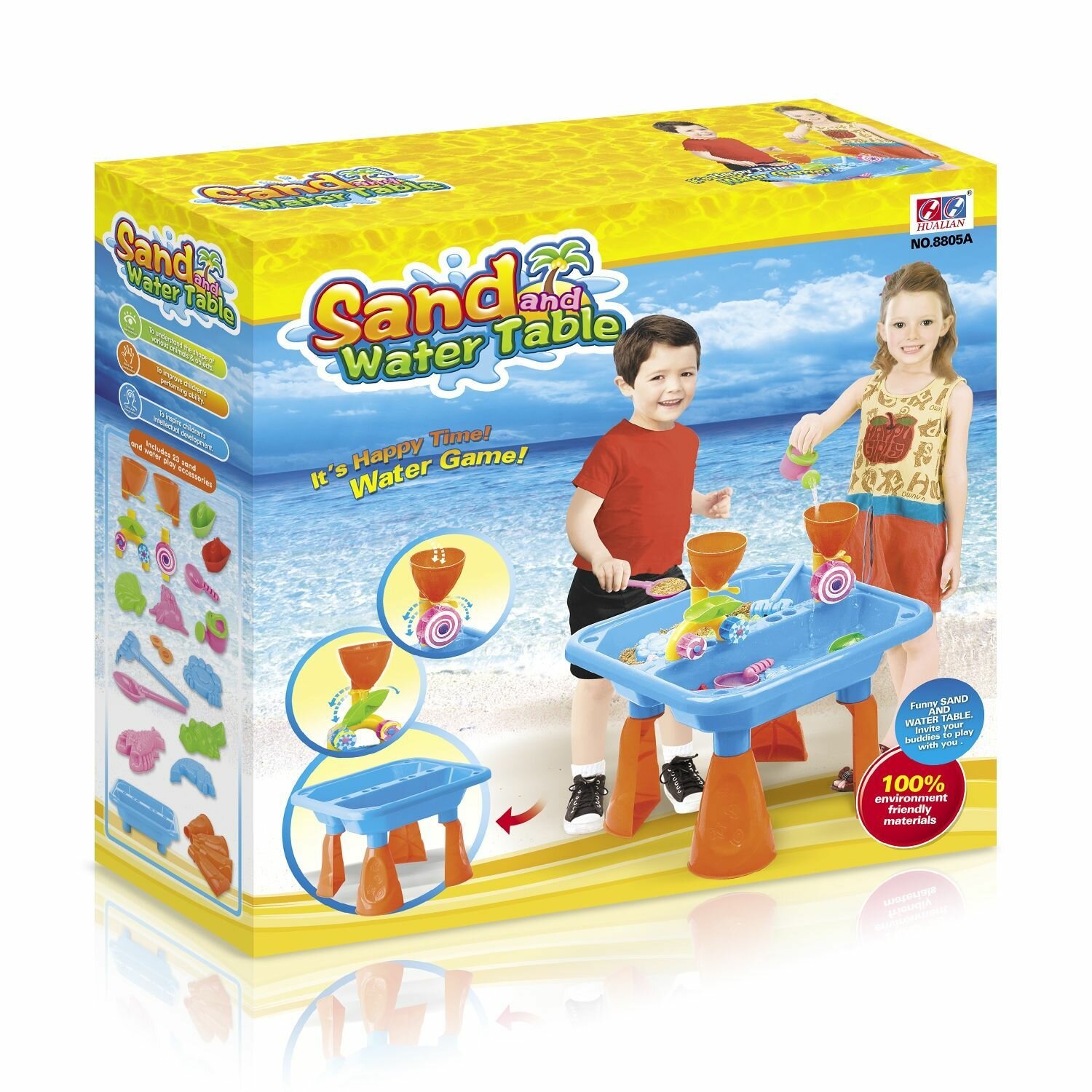 Стол для игр с песком и водой Hualian Toys Водяны