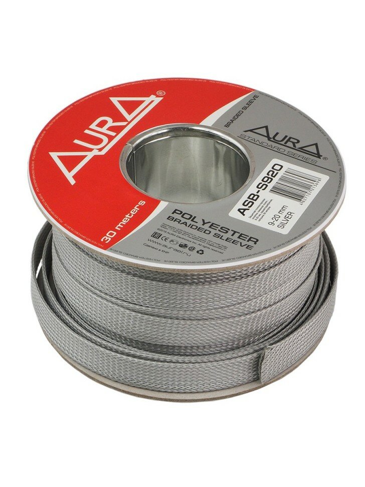 фото Полиэстеровый рукав AuRa ASB-920 серебристый (1 метр)