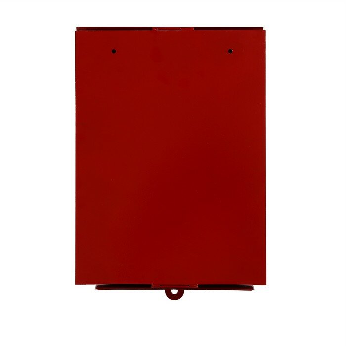 Ящик почтовый без замка (с петлёй), вертикальный, «Почта», бордовый - фотография № 6