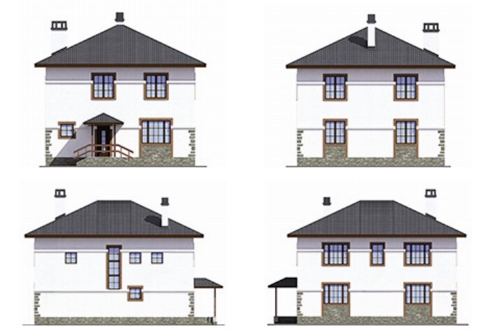 Проект дома Plans-63-63 (150 кв.м, газобетон) - фотография № 3