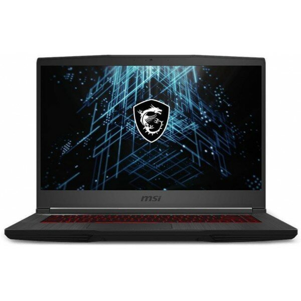 Ноутбук MSI GF63 Thin 11UD-222XRU Core i7 11800H 8Gb SSD512Gb NVIDIA GeForce RTX 3050 Ti 4Gb 15.6 IPS FHD (1920x1080) Free DOS black WiFi BT Cam