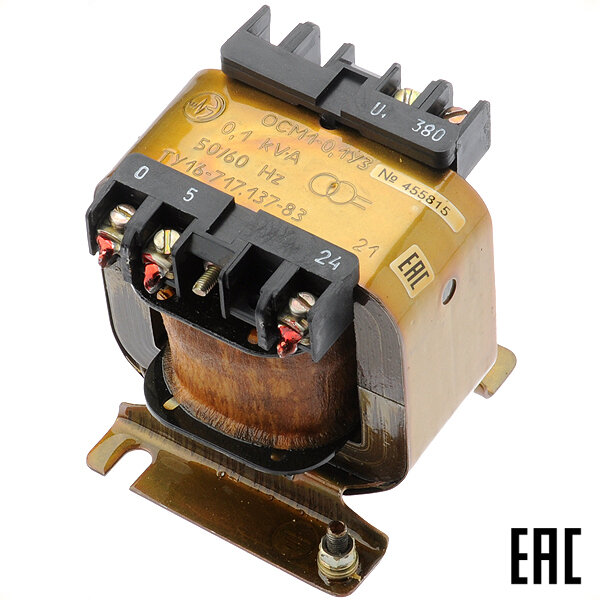 Трансформатор ОСМ1-0,1 380/5-24 0,1кВА - фотография № 1