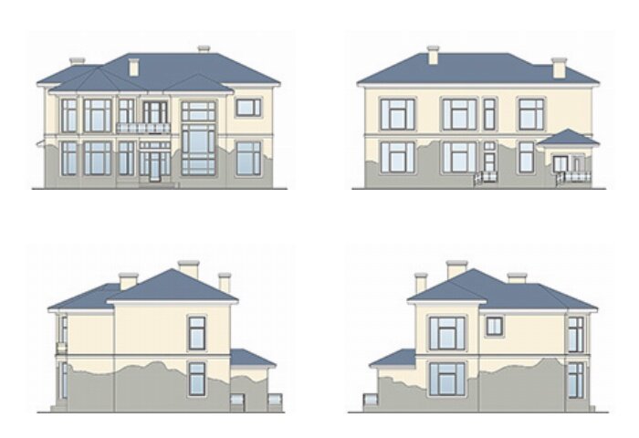 Проект дома Plans-46-14 (293 кв.м, керамический камень) - фотография № 2