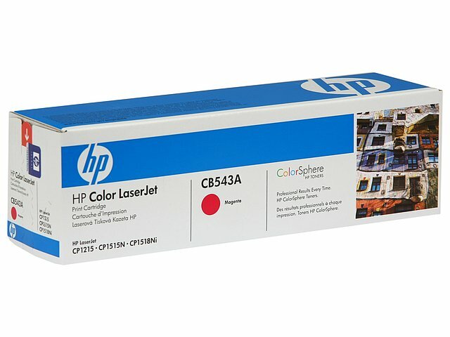 Картридж HP Картридж HP 125A CB543A (пурпурный) для LJ-CP1215/CP1515N/CP1518Ni