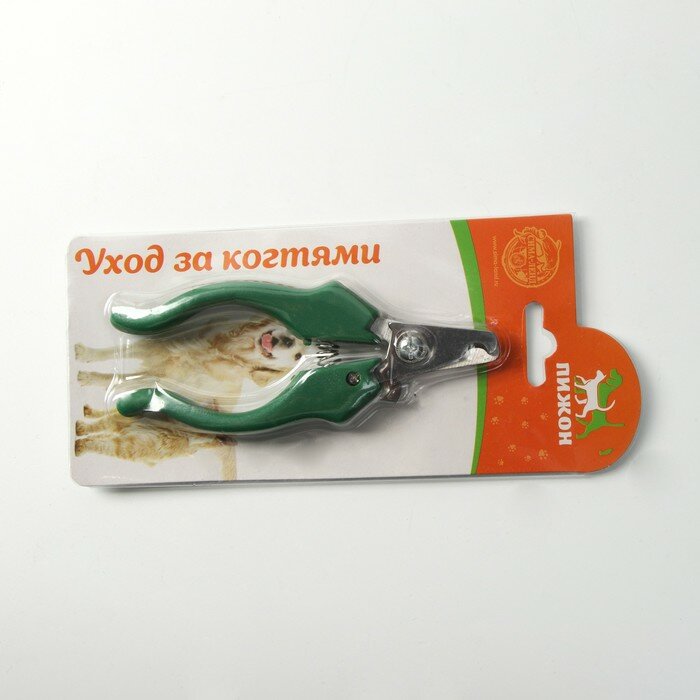 Когтерез боковой малый с фигурными ручками, отверстие 9 мм, зелёный - фотография № 5