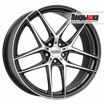 Диски DOTZ LagunaSeca (Dark) 8.0х19/5х114.3 D71.6 ET45.0