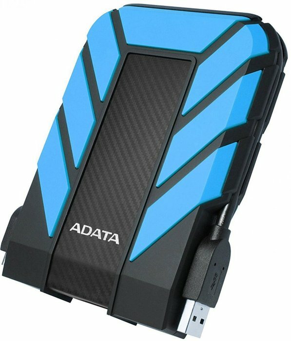 Внешний жесткий диск 2Tb ADATA DashDrive Durable HD710 (AHD710P-2TU31-CBL), голубой